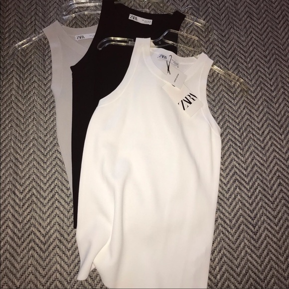 Zara | Tops | Nwt Zara Knit Shells | Poshmark